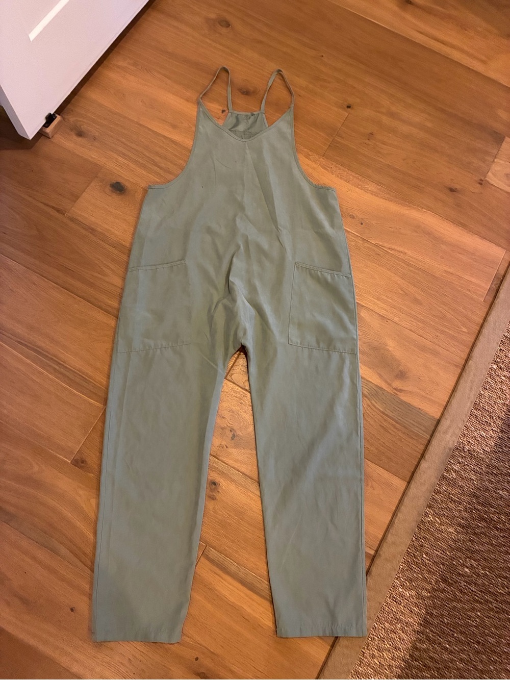 Women's Sage Green Utility Jumpsuit
